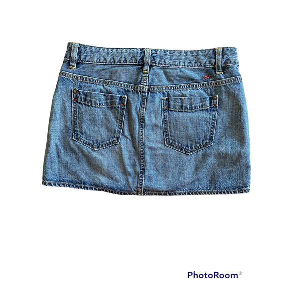 GAP jeans 1969 limited edition denim mini skirt Size 4 - Picture 2 of 6